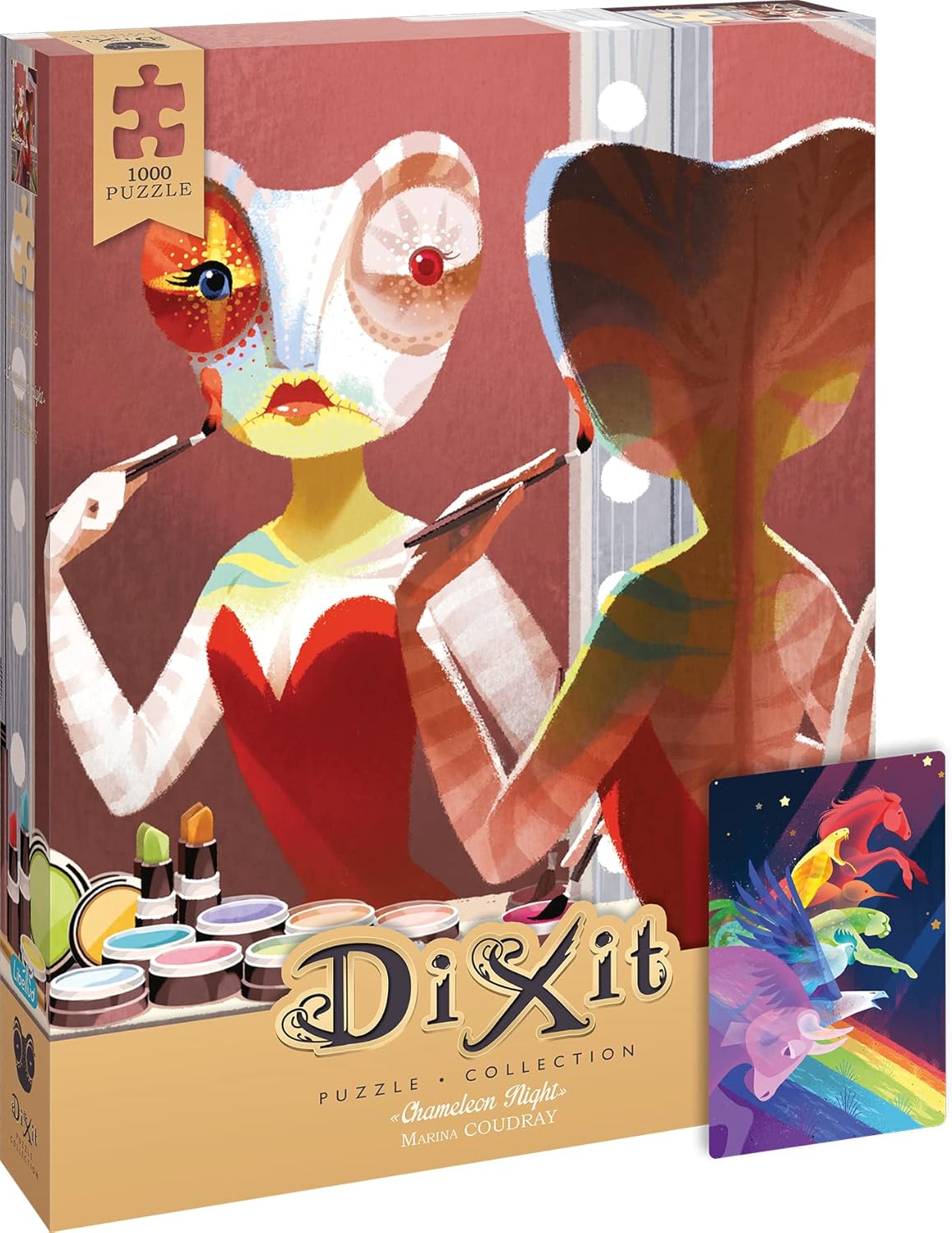 Dixit Puzzle Chameleon Night 1000 el. 1008-6673 uszkodzone opakowanie 