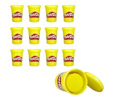 Play-Doh Tuby uzupełniające 12-pak kolor żółty E4829