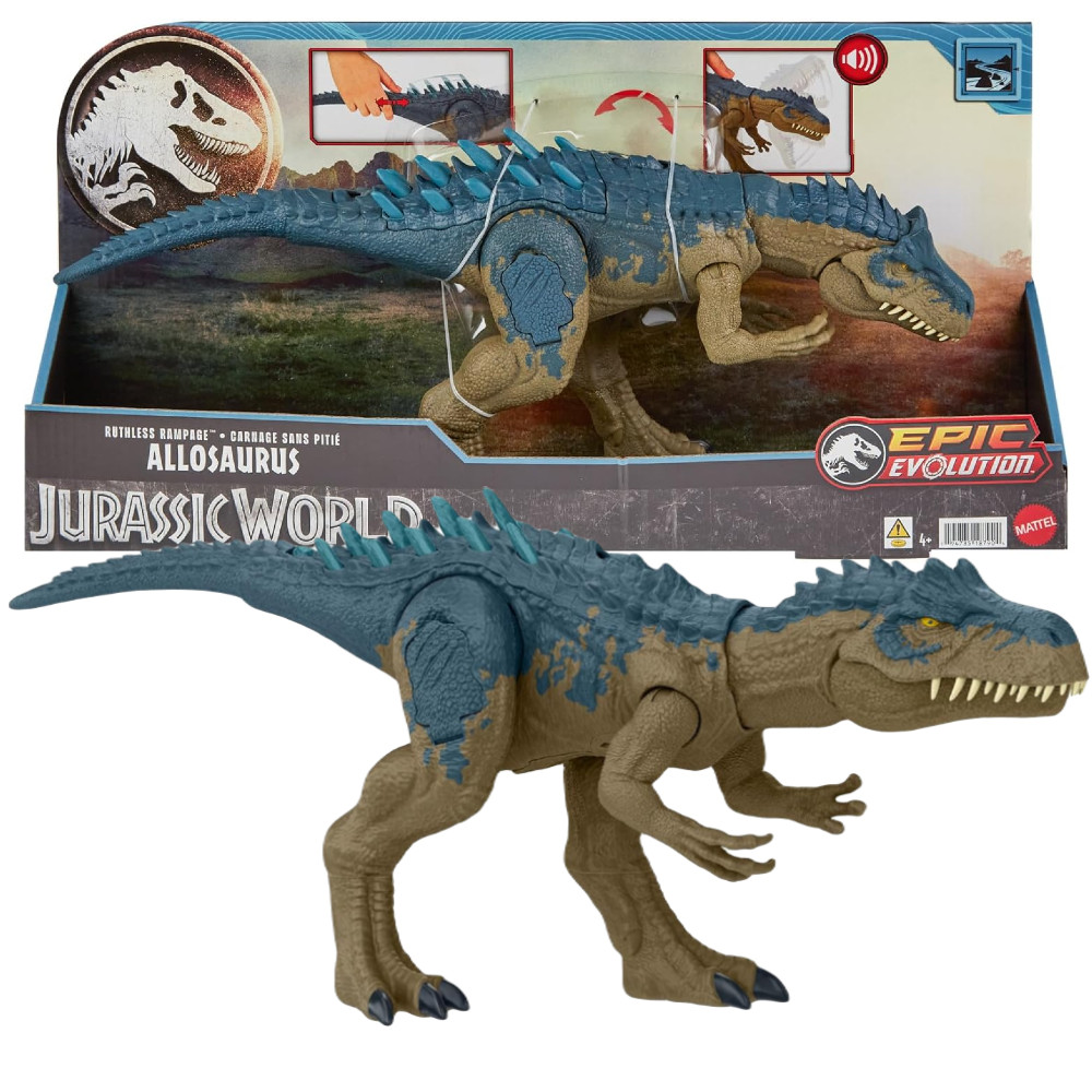 Jurassic Dinozaur Allozaur Straszny atak HRX50