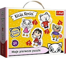 Trefl Puzzle Baby Wesoła Kicia Kocia 2+ 36088