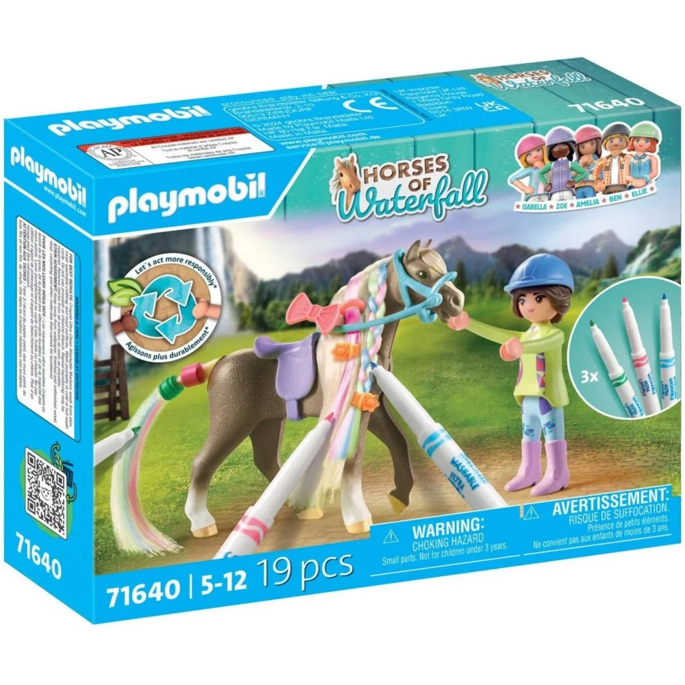 Playmobil Kreatywny zestaw z koniem i pisakami 71640
