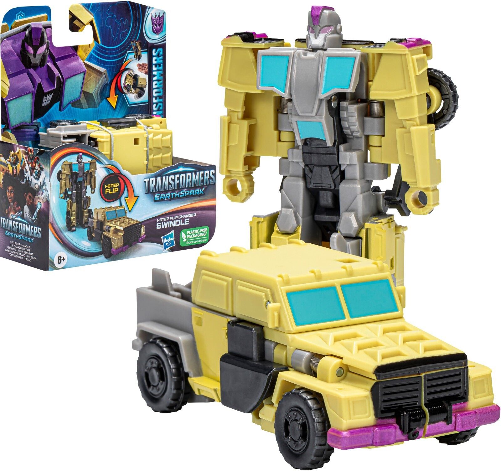 Hasbro Transformers Earthspark Swindle F6719 uszkodzone opakowanie