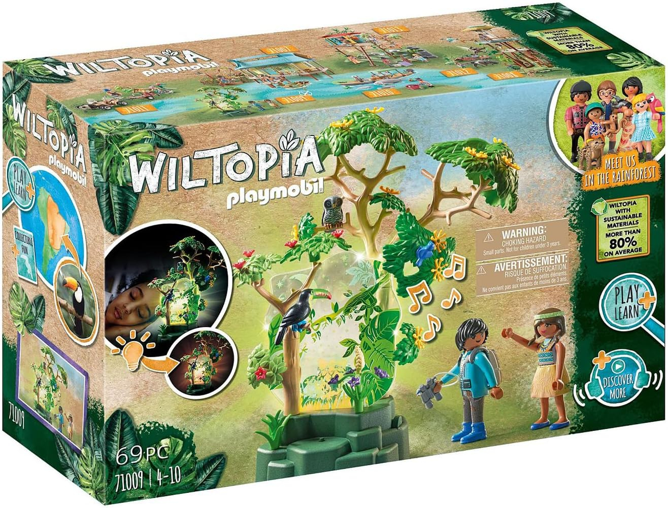 Playmobil Wiltopia Nocne Światło Lasu Deszczowego Zestaw 2w1 Lampka Nocna 71009