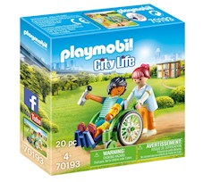 Playmobil Pacjent na wózku inwalidzkim 70193 