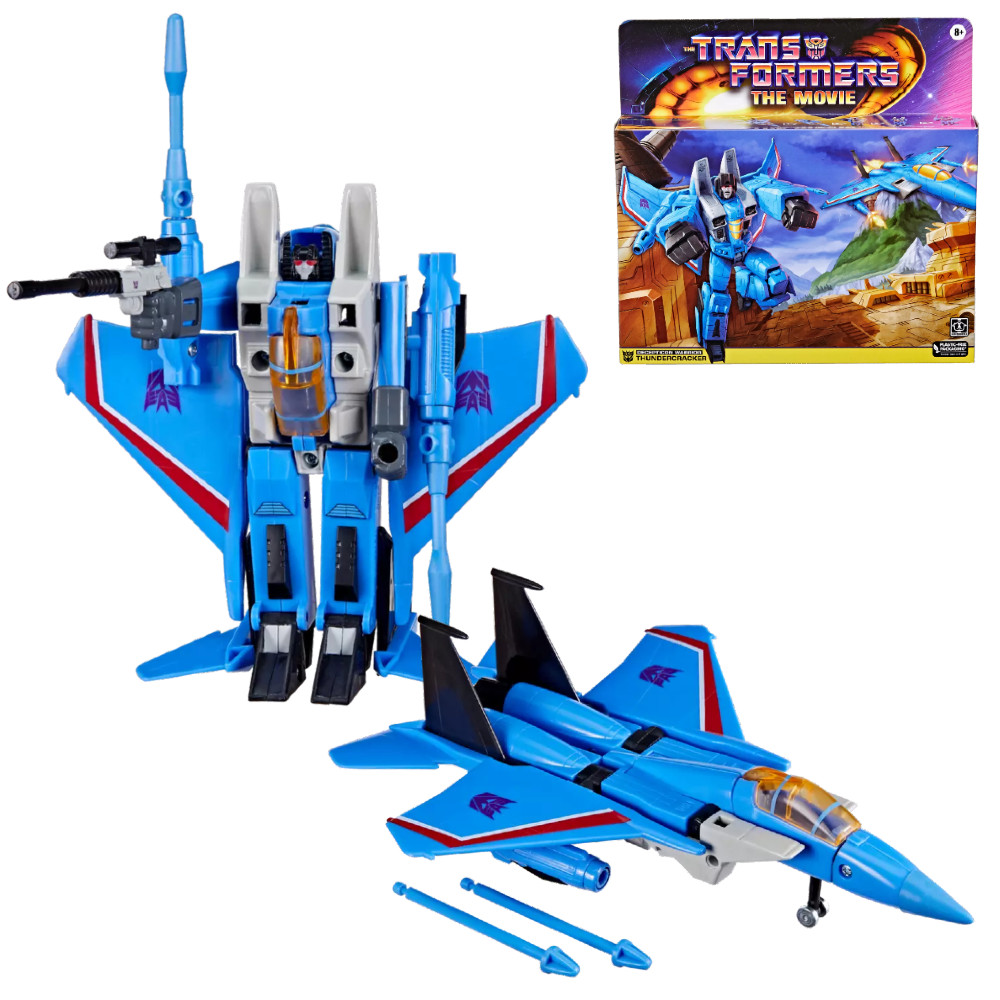 Hasbro Transformers The Movie Decepticon Warrior Thundercracker F6945