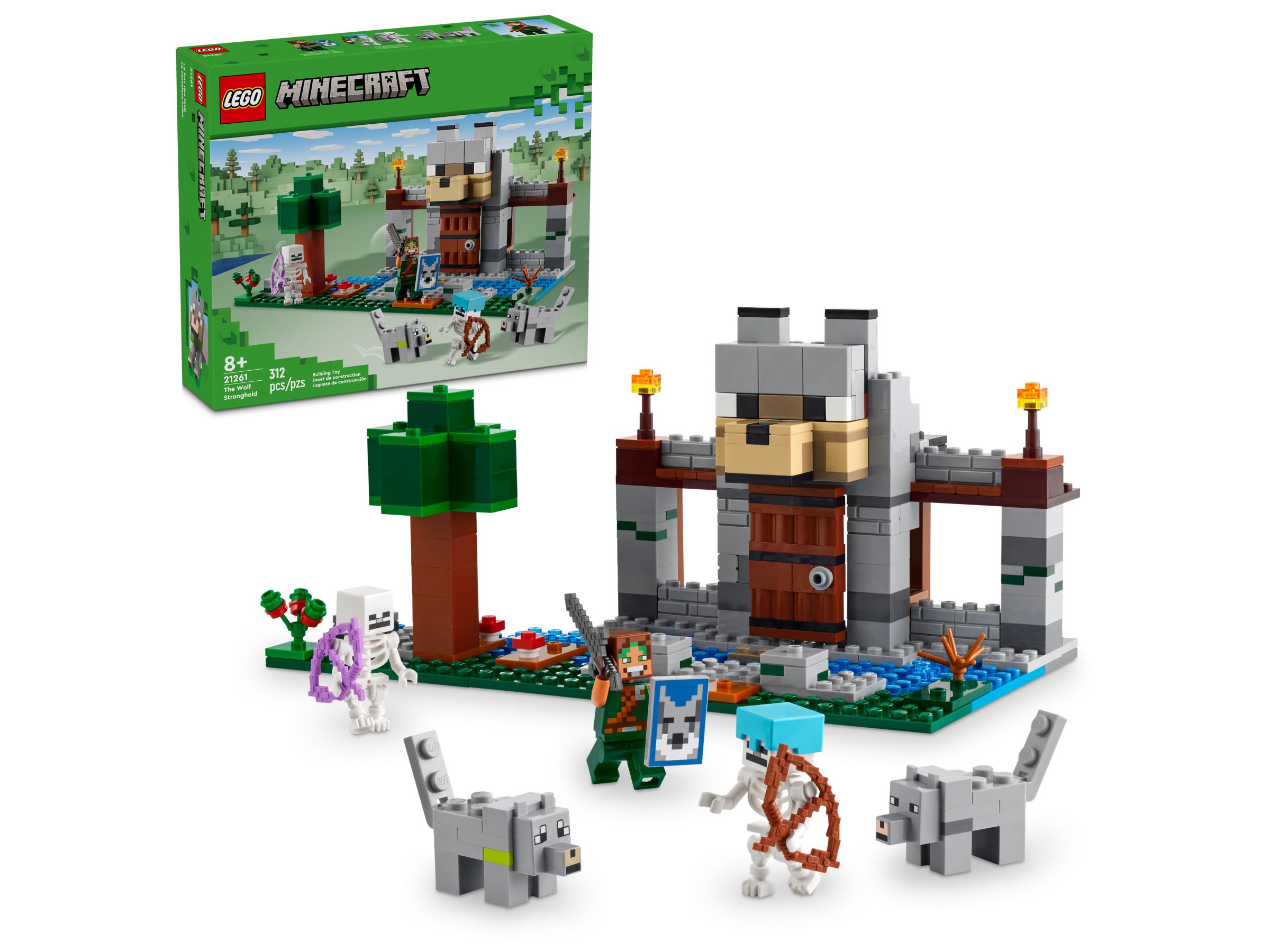 Lego Minecraft Wilcza twierdza 21261