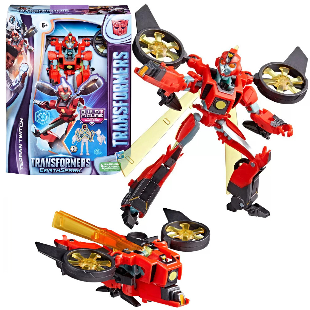 Transformers EarthSpark Figurka Auto Bot 2w1 Terran Twitch F6734