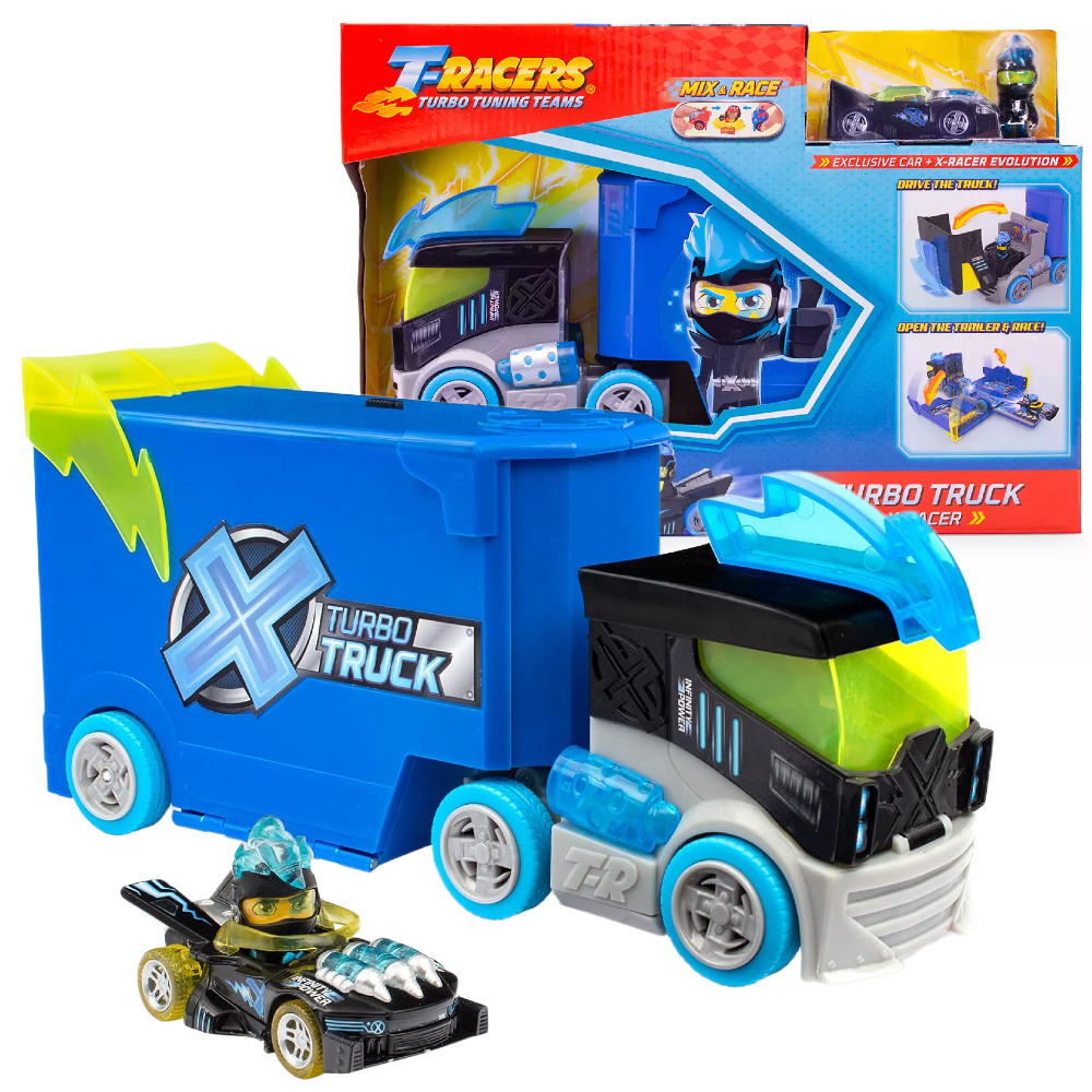 T-Racers Ciężarówka Turbo Truck + pojazd X-Racer + figurka 19917