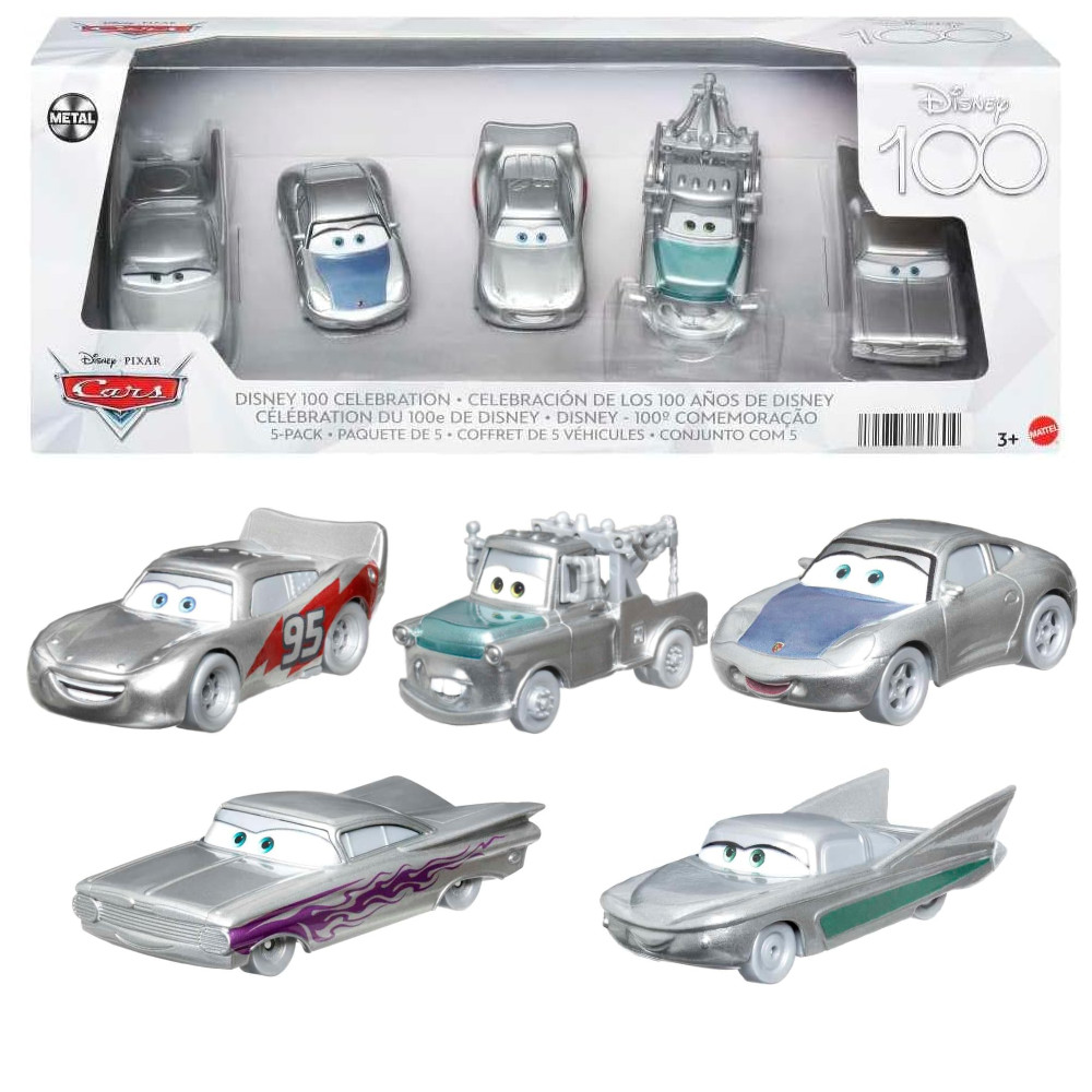 Auta Cars 5-pak 100 Rocznica Disney HPL98