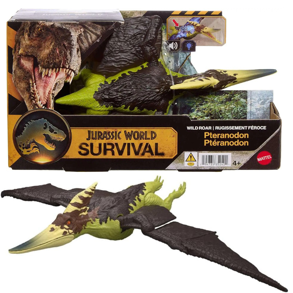 Jurassic World Figurka Ryczący Dinozaur Pteranodon Światło Dźwięk JKL78