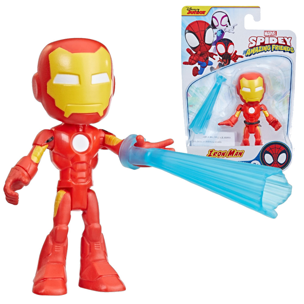 Hasbro Spidey i Super Kumple Figurka Iron Man z Bronią F3998