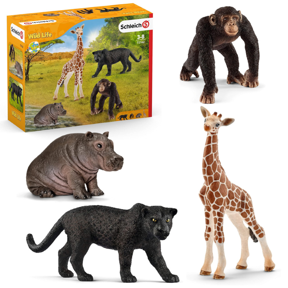 Schleich Wild Life Zestaw Dzikie Zwierzęta 4 figurki 72162