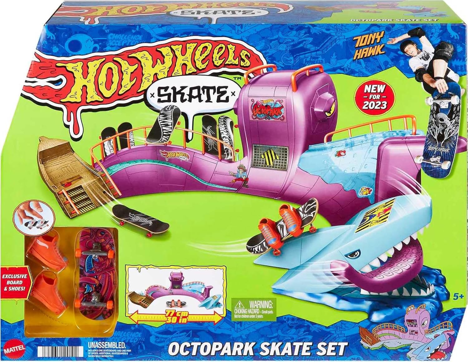 Hot Wheels Skate Octopark Skatepark Ośmiornicy HMK01