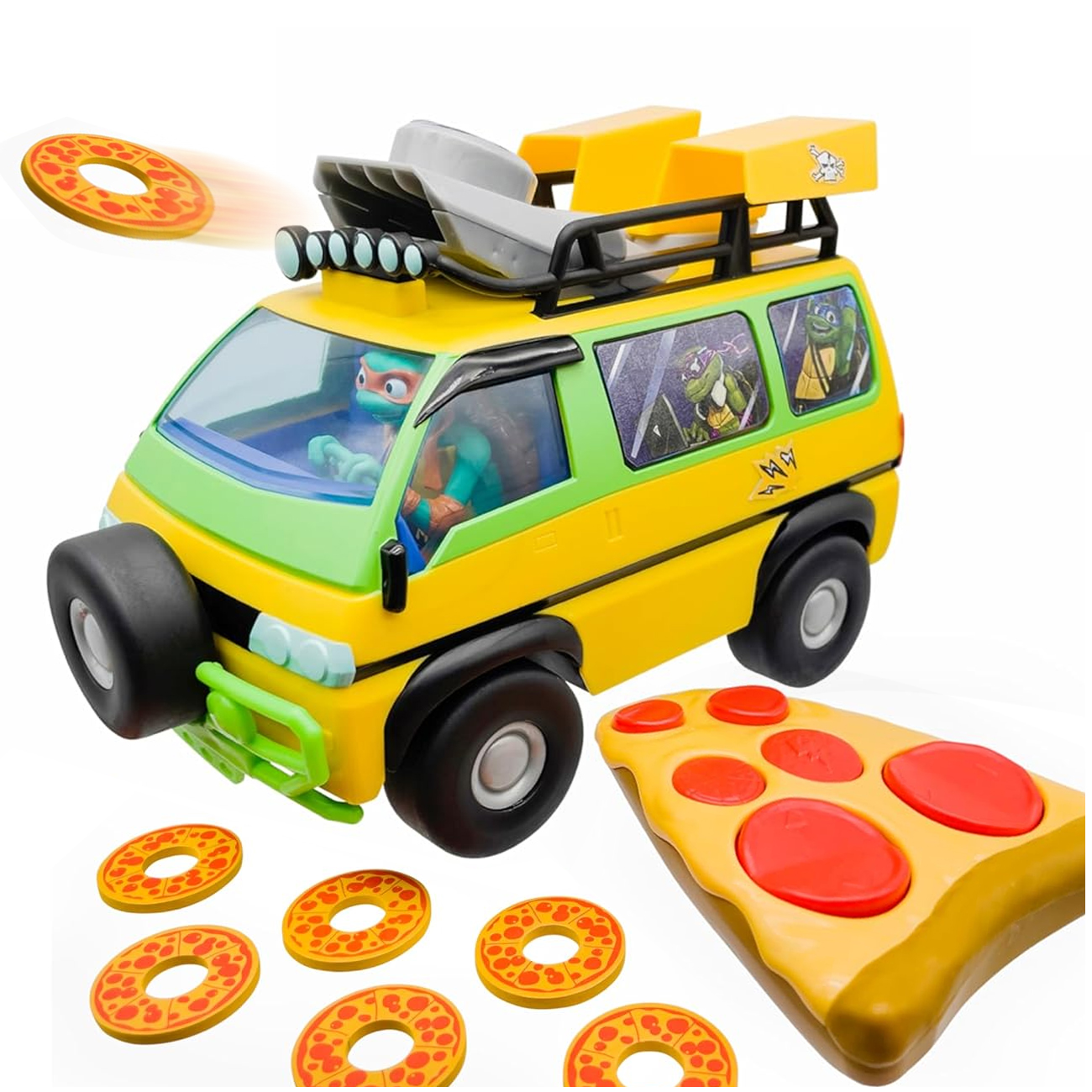 Wojownicze Żółwie Ninja Pojad Van Pizza Blaster RC 71038