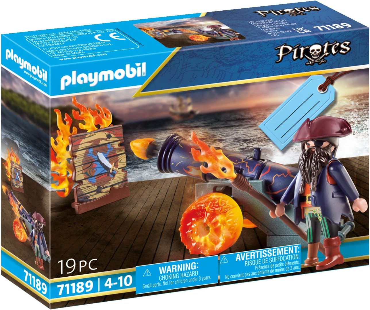 Playmobil Piraci Pirat z Armatą 71189