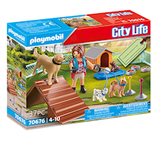 Playmobil City Life Zestaw upominkowy Treserka psów 70676